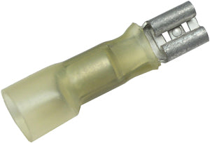 Pico 6055-15 25PCS 12-10GA FEMALE HEAT SHRINK QUICK CONNECTORS - YELLOW