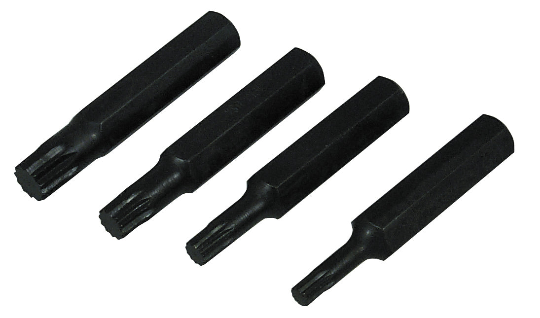 Lisle (371) 60750 Triple Square (12 point) bits to fit 6, 8, 10 and 12mm sizes; all on 1/2" hex dri