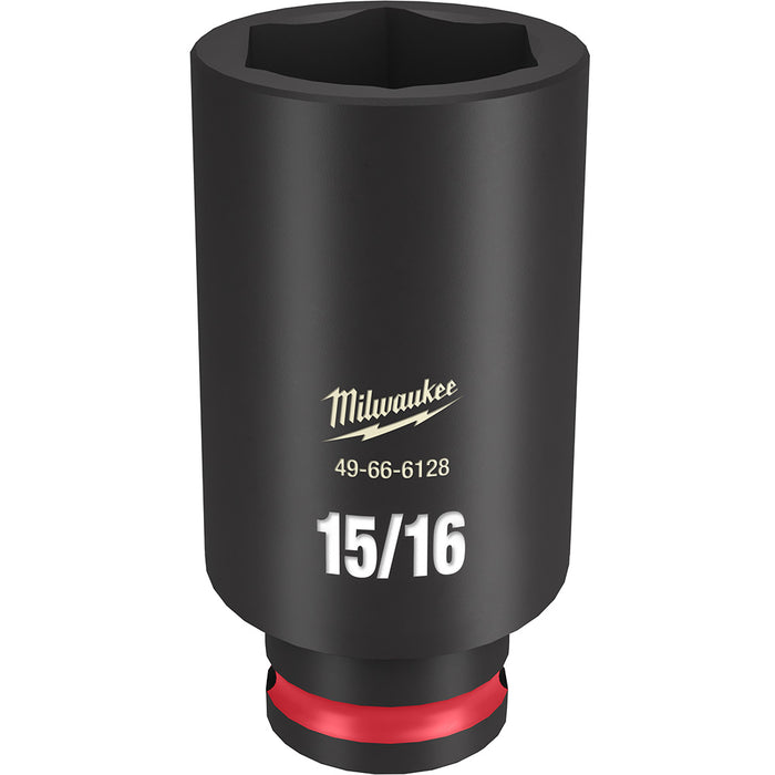 Milwaukee 49-66-6128 SHOCKWAVE Impact Duty™ 3/8"Drive 15/16" Deep 6 Point Socket
