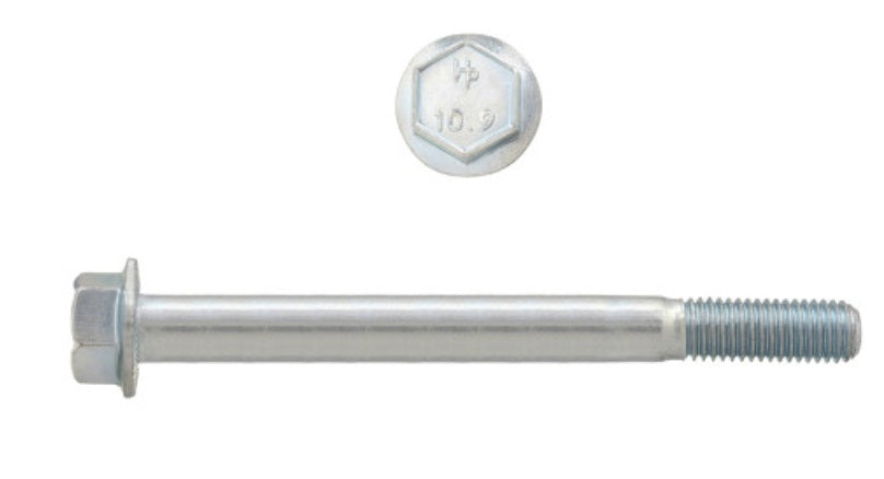 H. Paulin (680) 611-334 Paulin M8-1.25 x 120mm Metric Hex Flange Bolts Zinc Class 10.9 Coarse Thread PT 20 Pcs