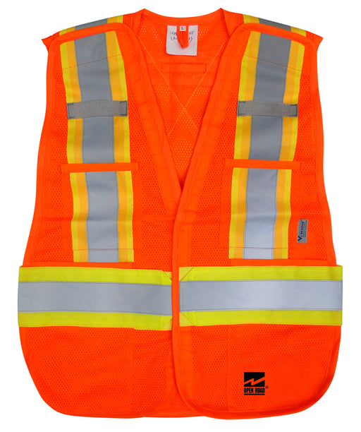 Viking 6115O Open Road 5 Point Tear Away Safety Vest