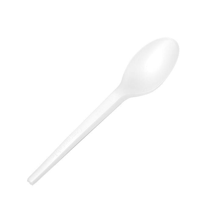 Globe (613) 6153 6.5" CPLA Compostable Spoons, pack of 100