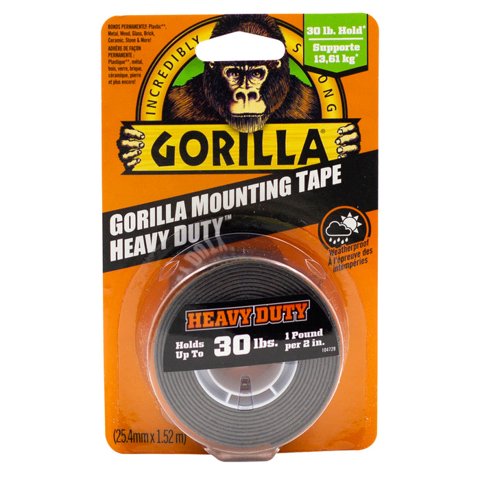 Gorilla Glue (218) 6155002 GORILLIA HEAVY DUTY MOUNTING TAPE