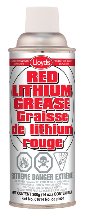 Lloyds Laboratories (947) 61614 Specialty lithium complexed multi-operational lubricating grease, 300 g (14 oz) aerosol