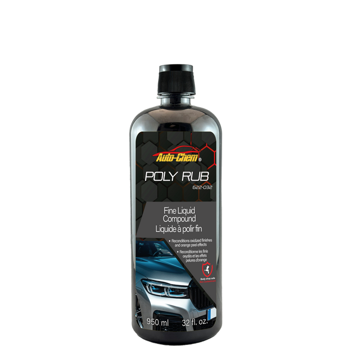 Auto-Chem (342) 622-032 POLY RUB Polishing Compound Fine, 950ML