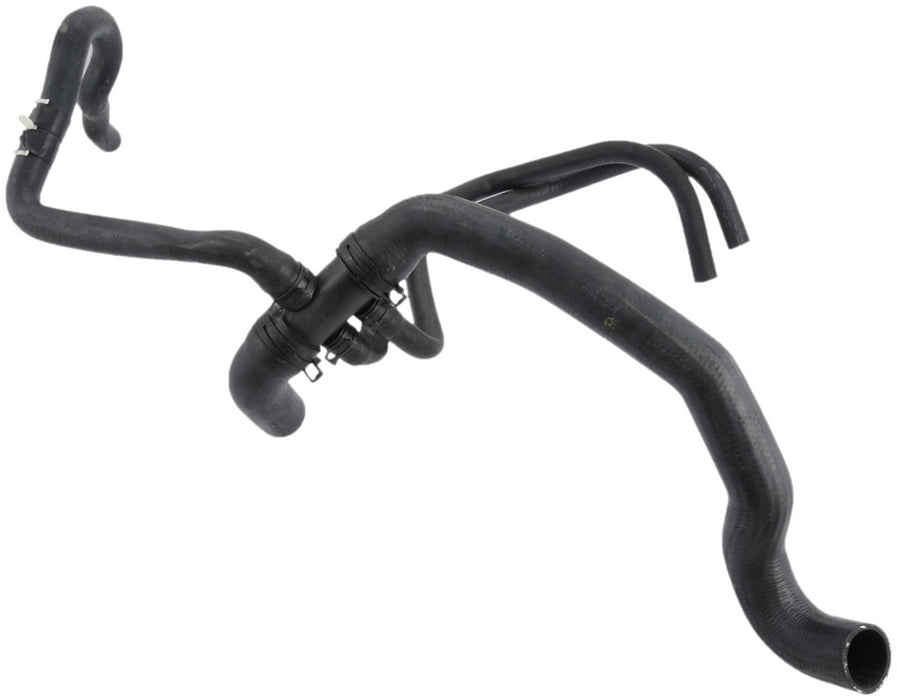 Continental 62253 Molded Coolant Hose (SAE 20R4), 34.570" Length X 1.750" ID1 X 1.750" ID2, Branch 1: 31.270" Length X 1" ID, Branch 2: 28.720" Length X 0.750" ID, Branch 3: 28.480" Length X 0.750" ID