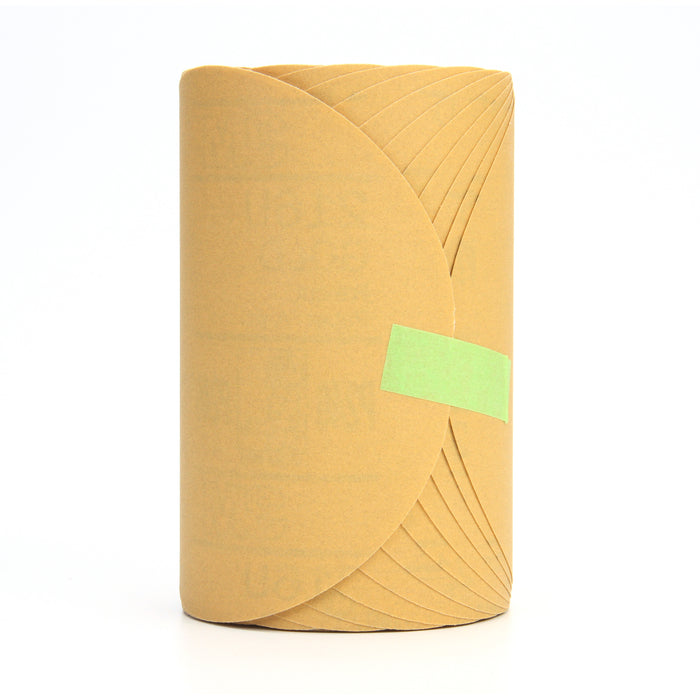 3M 01437 3M™ Stikit™ Gold Disc Roll, 216U, 01437, P240, A-weight, 6 in (15.24 cm), Colour: Yellow, 3M Stock No. 7000119704