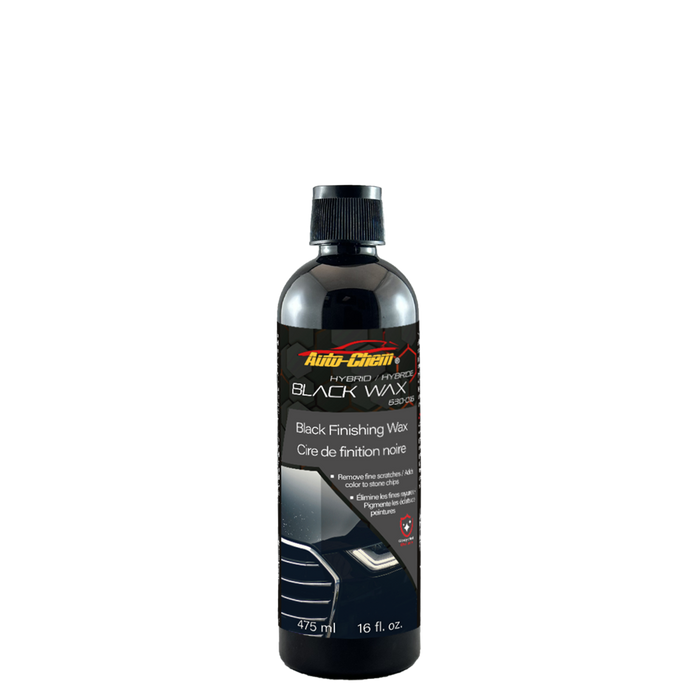 Auto-Chem (342) 630-016 BLACK WAX Finishing Black Wax, 500ML