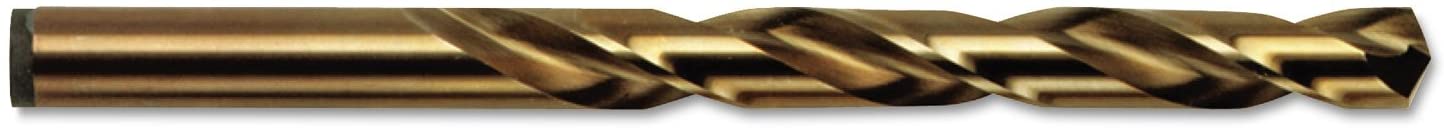 Irwin 63116 IRWIN Tools 63116 1/4-Inch Cobalt 135-Degree Jobber Length Drill Bit, Pack of 12