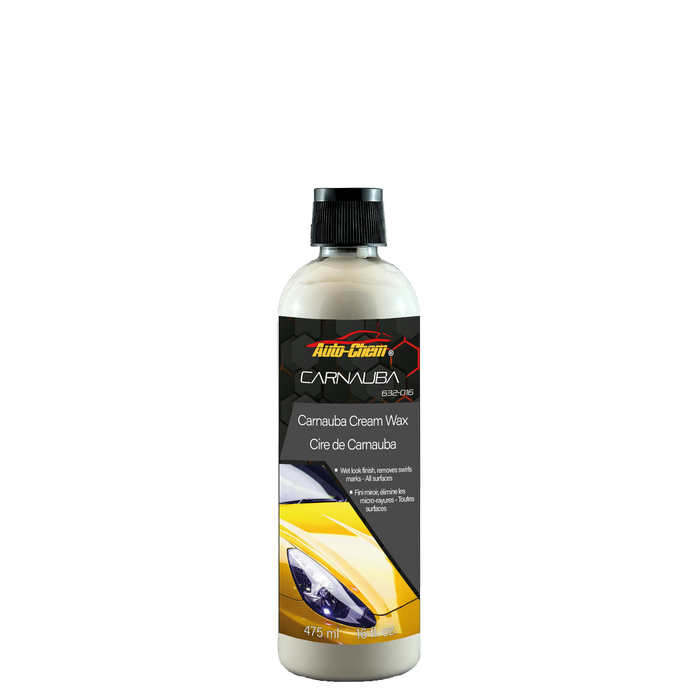Auto-Chem (342) 632-016 CARNAUBA Carnauba Cream Wax, 500ML
