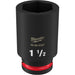 Milwaukee (366) 49-66-6347 SHOCKWAVE Impact Duty™ 3/4"Drive 1-1/2" Deep 6 Point Socket