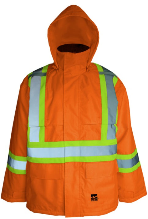 Viking 6326JO-L Open Road Hi-Vis Insul150D Jacket Orange (Size Large)