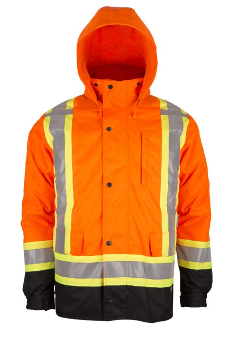 Viking 6328JO-XL Viking Handyman Hi-vis 7in1 Jacket Orange (Size XL)