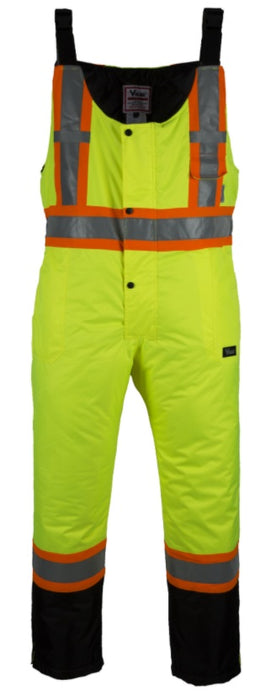 Viking 6328PG-XL Viking Handyman Hi-vis Lined Bib Green (Size XL)