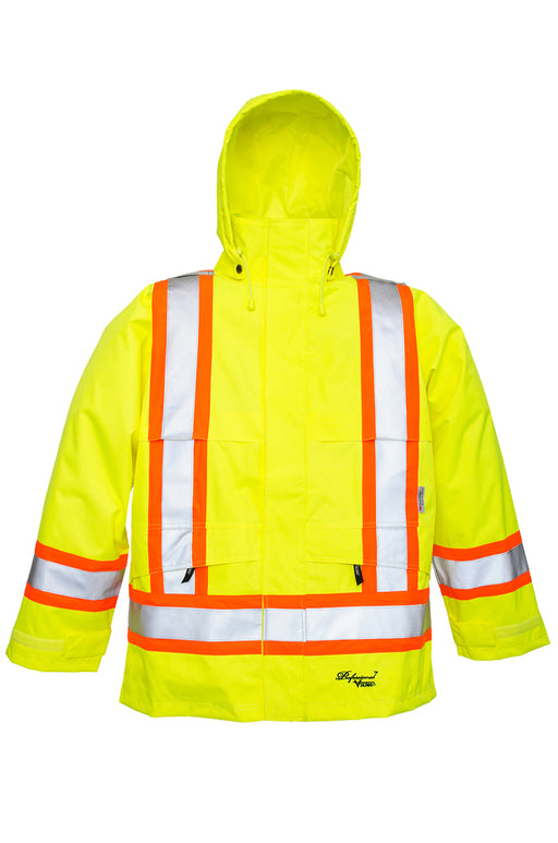 Viking 6330JG-L Viking Professional® Journeyman 300D Trilobal Rip-stop Rain Jacket