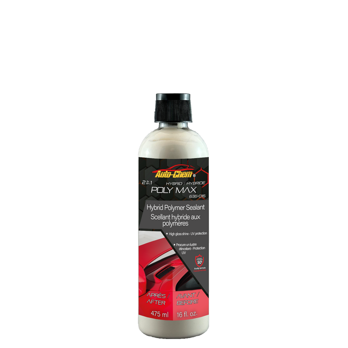 Auto-Chem (342) 636-016 POLY MAX Polymere Cleaning Wax, 500ML