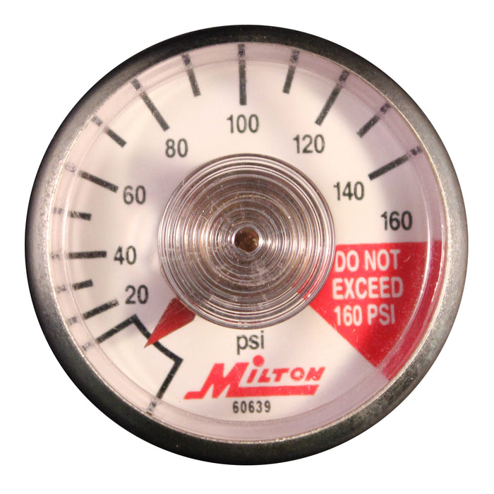 Milton (625) 638-7 Milton 638-7 1/8" NPT Center Back Mount Pressure Gauge