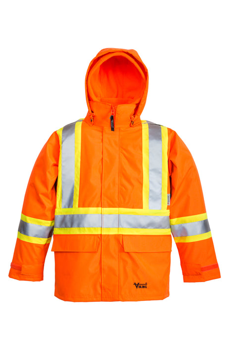 Viking 6400JO-XXL Safety 300D 3 in 1 Safety Jacket Orange (Size 2XL)