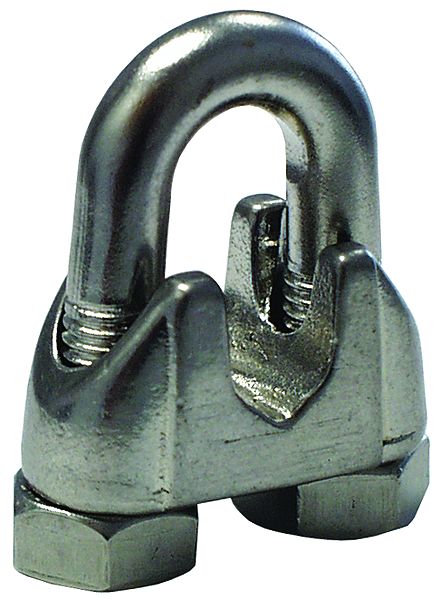 Dynaline (378) 64020 S.S. Wire Rope Clip 1/8, 5/pkg