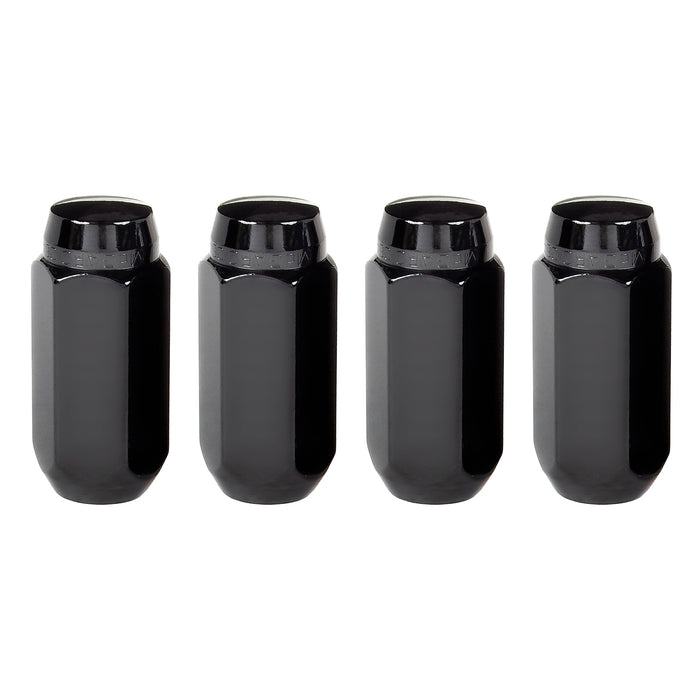 McGard 64022 Black Cone Seat Style Lug Nut Set (M14 x 1.5 Thread Size) - Set of 4 Lug Nuts