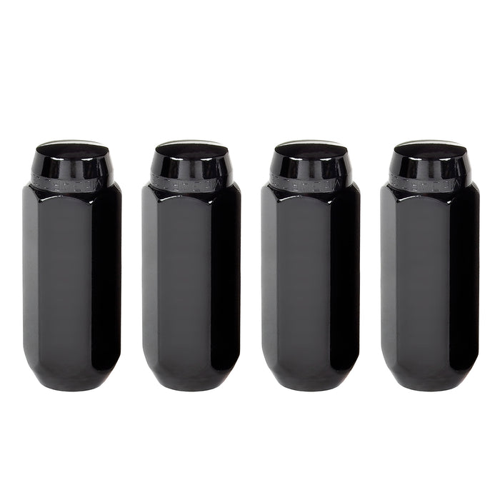 McGard 64025 Black Cone Seat Style Lug Nut Set (M14 x 2.0 Thread Size) - Set of 4 Lug Nuts