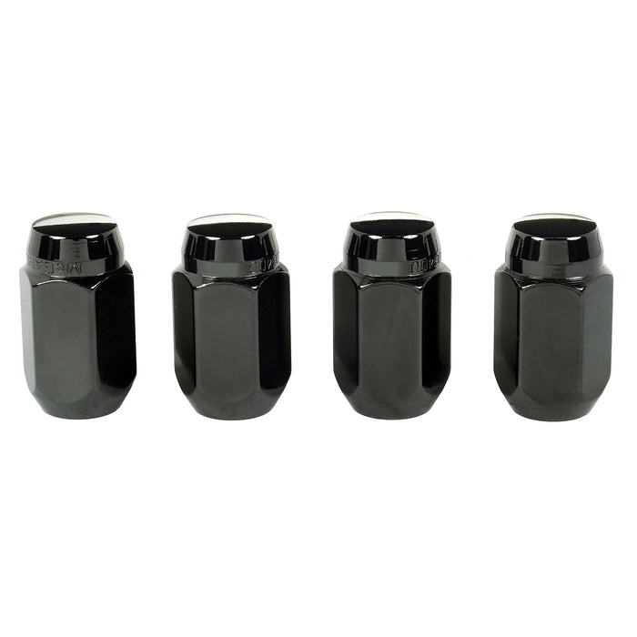 McGard (173) 64031 Black Cone Seat Style Lug Nut Set (M12 x 1.5 Thread Size) - Set of 4 Lug Nuts