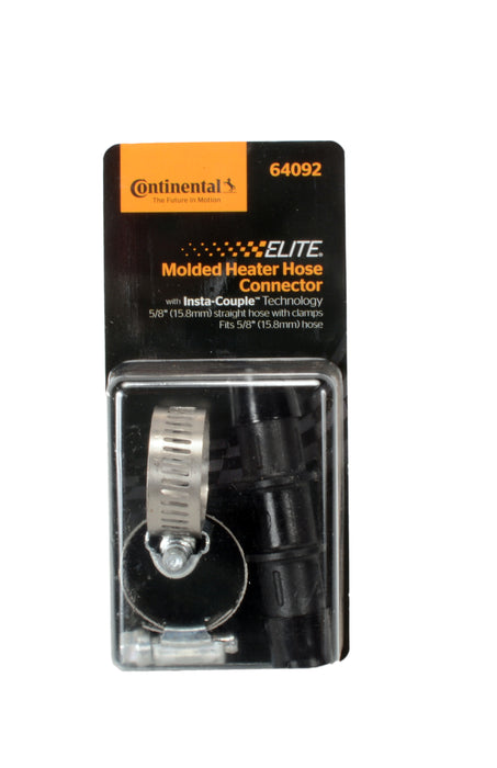 Continental 64092 Continental Heater Hose Connector Kit 5/8" STRAIGHT W/CLAMPS