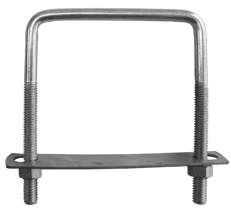 Dynaline 65185 Square U-Bolt 3/8 - 4 x 5, 5 per pkg