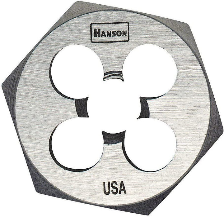 Irwin 6520ZR IRWIN HANSON Hexagon Fractional Die, 1/4-inch - 20 NC, 1-inch Across (6520ZR)
