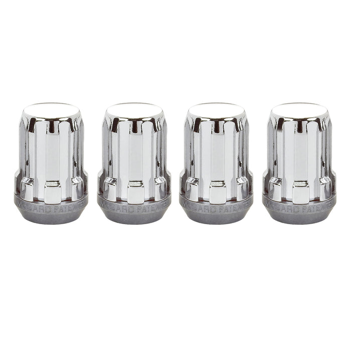 McGard (173) 65357 Chrome Cone Seat SplineDrive Lug Nut Set (M12 x 1.5 Thread Size) - Set of 4 Lug Nuts; Requires 65300 Installation Tool.
