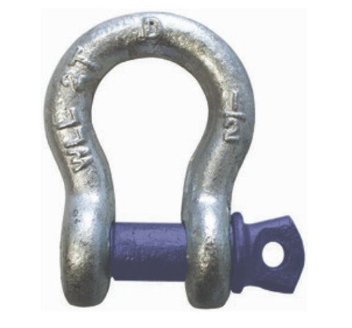 Dynaline 66002 Anchor Shackle 3/8", 1 Ton WLL