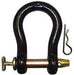 Dynaline 66033 Straight Clevis 1", 25000 lb WLL