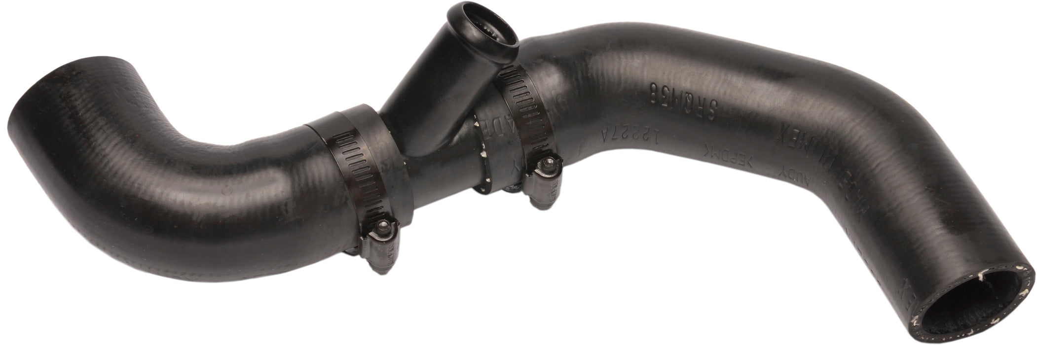 Continental (500) 66292 Molded Coolant Hose (SAE 20R4), 15.600" Length X 1.500" ID1 X 1.614" ID2, Branch 1: 1.221" Length X 1" ID