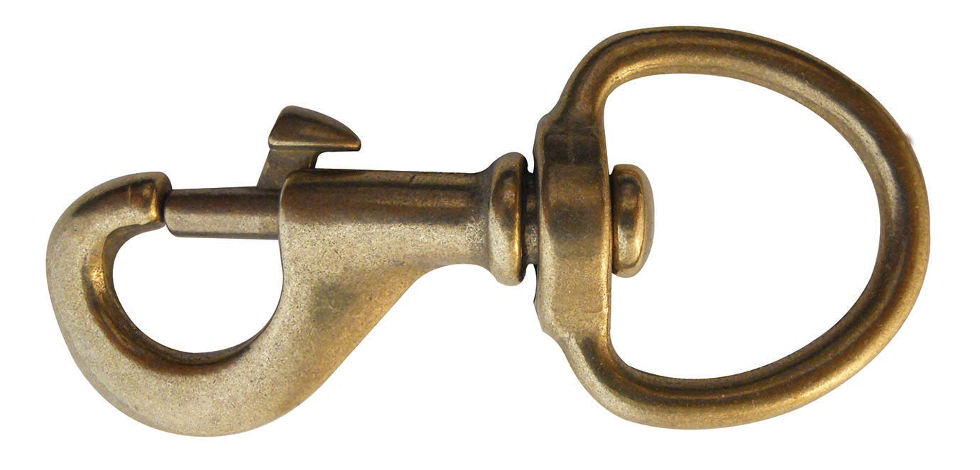 Dynaline (378) 66361 Brass Bolt Snap 1" x 3-1/2", 5 / Package