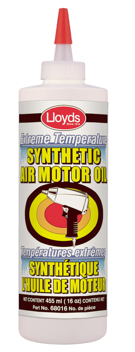 Lloyds Laboratories 68016 Synthetic air motor oil, 455 mL (16 oz) bottle
