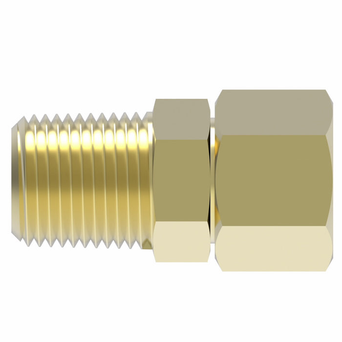WHD 68X5 BRASS COMP 5/16 TUBE X 1/8 MALE NPT