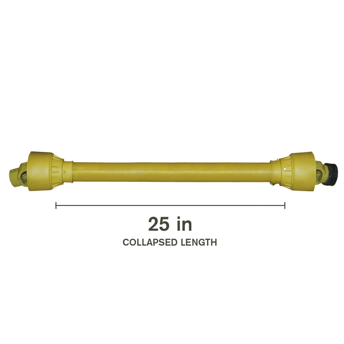 Braber Equipment (373) 69.885.049 Series 4 25" Round Bore Shearbolt PTO Shaft Assembly