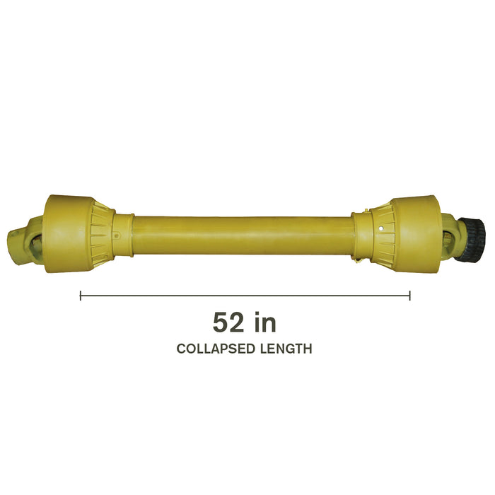 Braber Equipment (373) 69.885.051 Series 4 52" Round Bore Shearbolt PTO Shaft Assembly