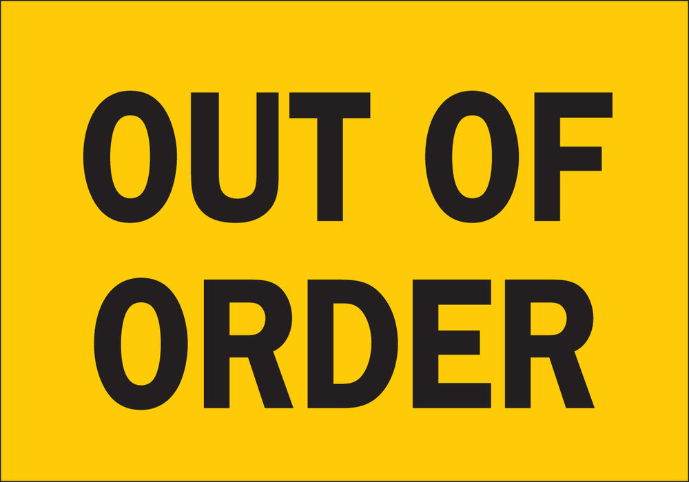 Brady (458) 25051 B-401 Plastic Safety Sign