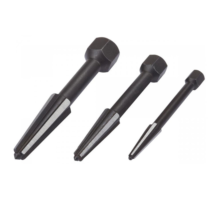 OTC/Bosch (142) 6982DEX 3 PC DUAL EDGE EXTRACTOR SET 3/16IN - 1/2IN