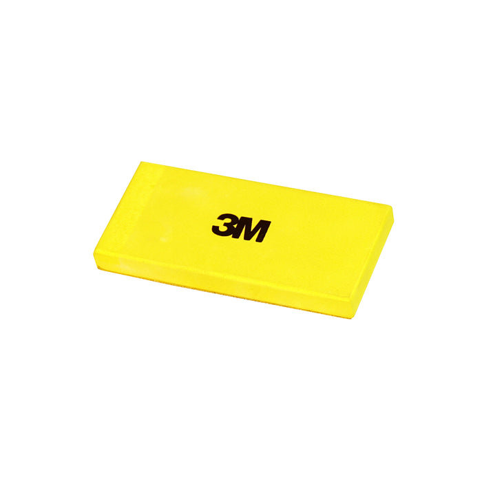 3M (815) 05690 3M™ Hookit™ Sanding Block, 05690, 5/8 in x 2-1/2 in x 5-3/8 in (0.625 cm x 6.35 cm x 13.65 cm), Colour: Yellow, 3M Stock No. 7000119963