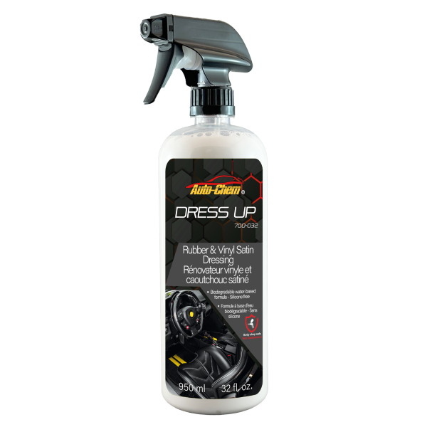 Auto-Chem (342) 700-032 DRESS UP Vinyl & Rubber Dressing Bodyshop Safe, 950ML