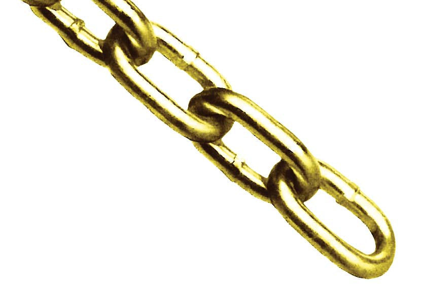 Dynaline 70035 Chain 5/16" x 50', Grade 70, Yellow Chromate