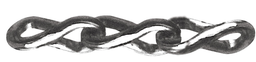 Dynaline (378) 70086 Single Jack Chain Number12 x 100', Zinc Plated