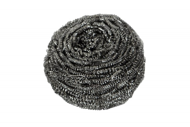 Globe (613) 7008 50g Stainless Steel Scourer 12-Pack
