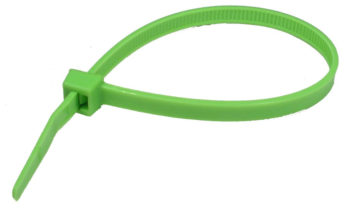 Pico (931) 7066N3-PK 7.5" 50LB. STANDARD CABLE TIE - NEON GREEN