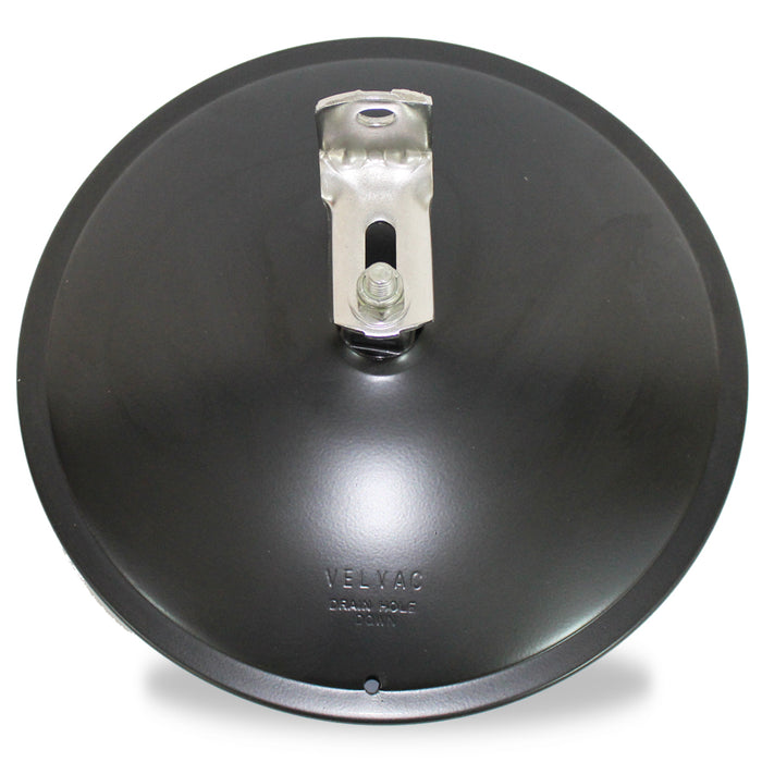 Velvac 708442 8-1/2 CENTER MOUNT CONVEX BLACK