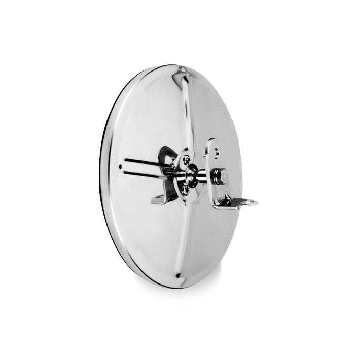 Velvac 708453 8-1/2 CENTER MOUNT HEATED CONVEX S.S