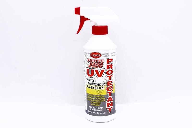 Lloyds Laboratories (947) 71016 Vinyl, rubber and plastic protectant and tire dressing, 455 mL (16 oz) trigger sprayer.