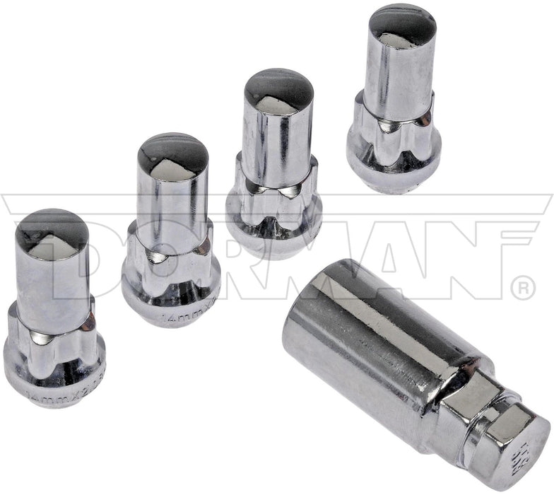 Dorman (415) 711-1028 Wheel Nut Lock Chrome Acorn Nut Set M14-2.0
